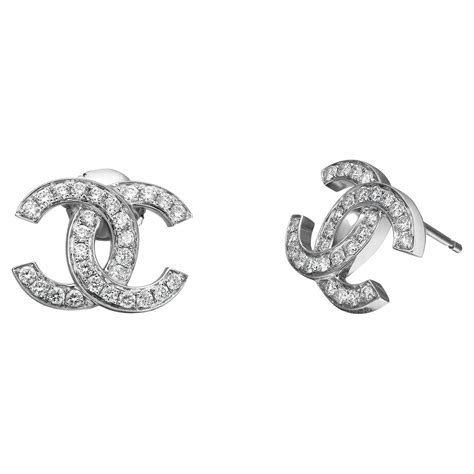 chanel two c earrings|Chanel double c diamond earrings.